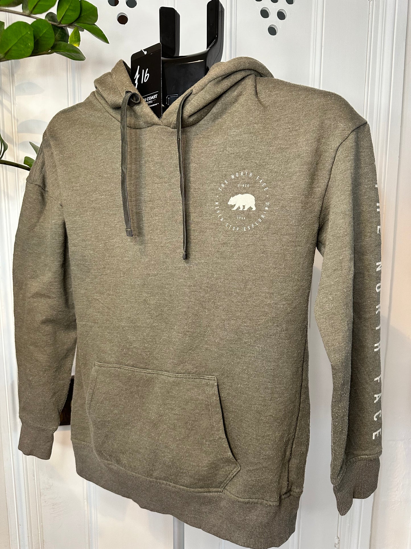 The North Face Khaki Hoodie in Women’s Small