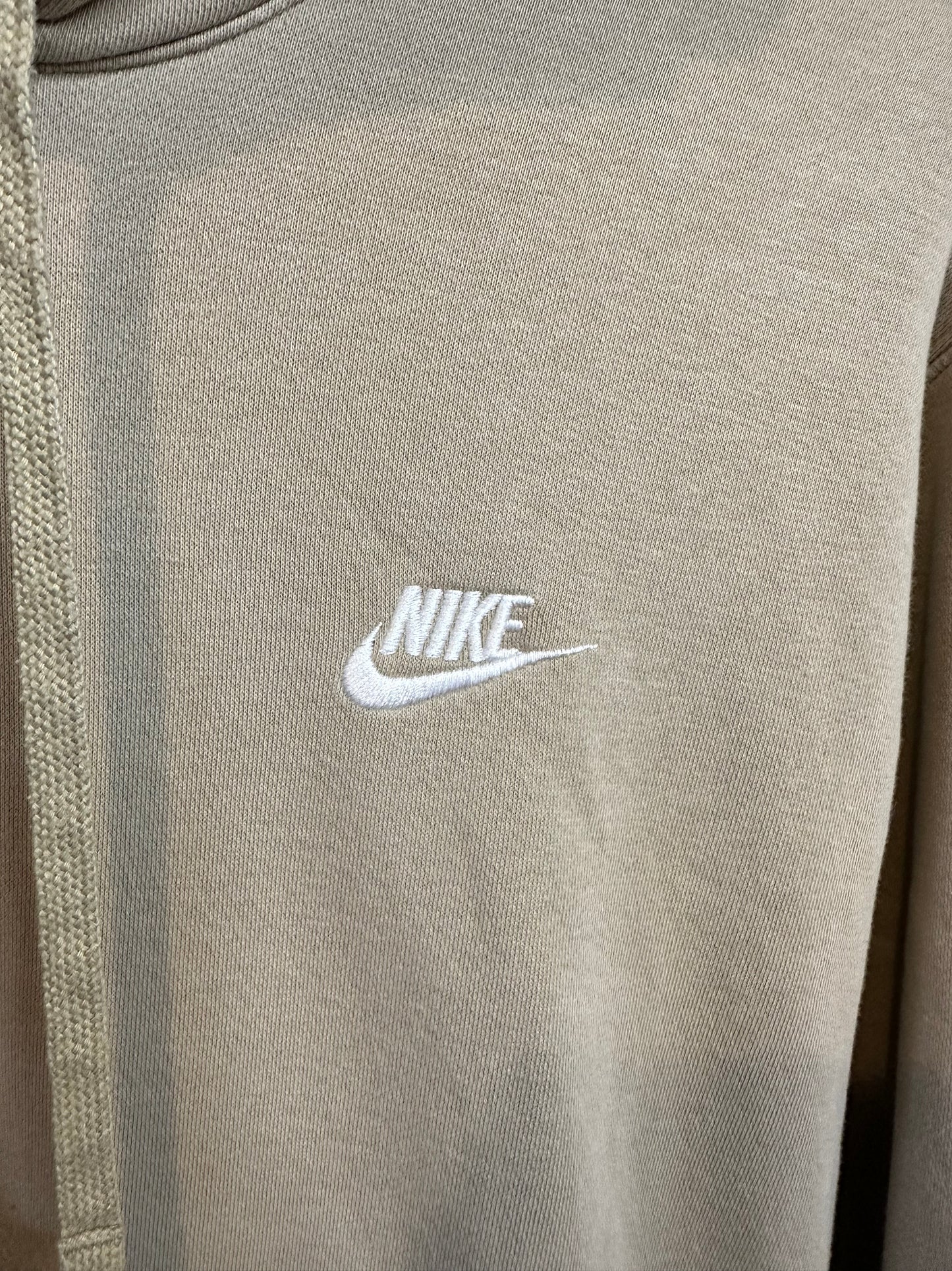 Nike Beige / Sand Coloured Hoodie - Men’s Medium Relaxed Fit