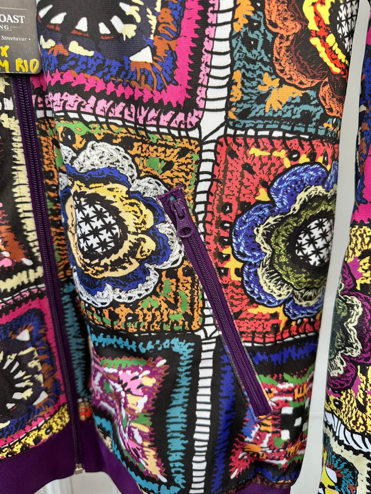 Adidas Originals x Farm Rio Crochet Print Track Jacket – UK 14