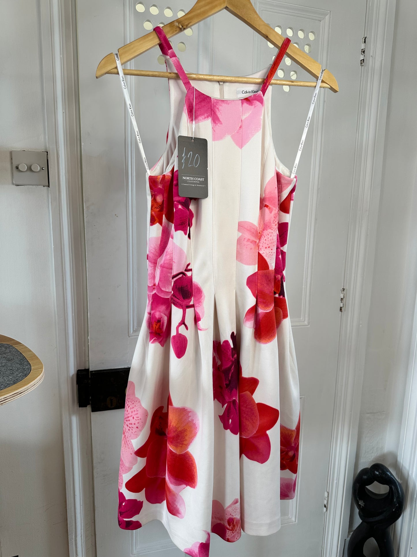 Calvin Klein Floral Lined Midi Dress - Women’s M / S