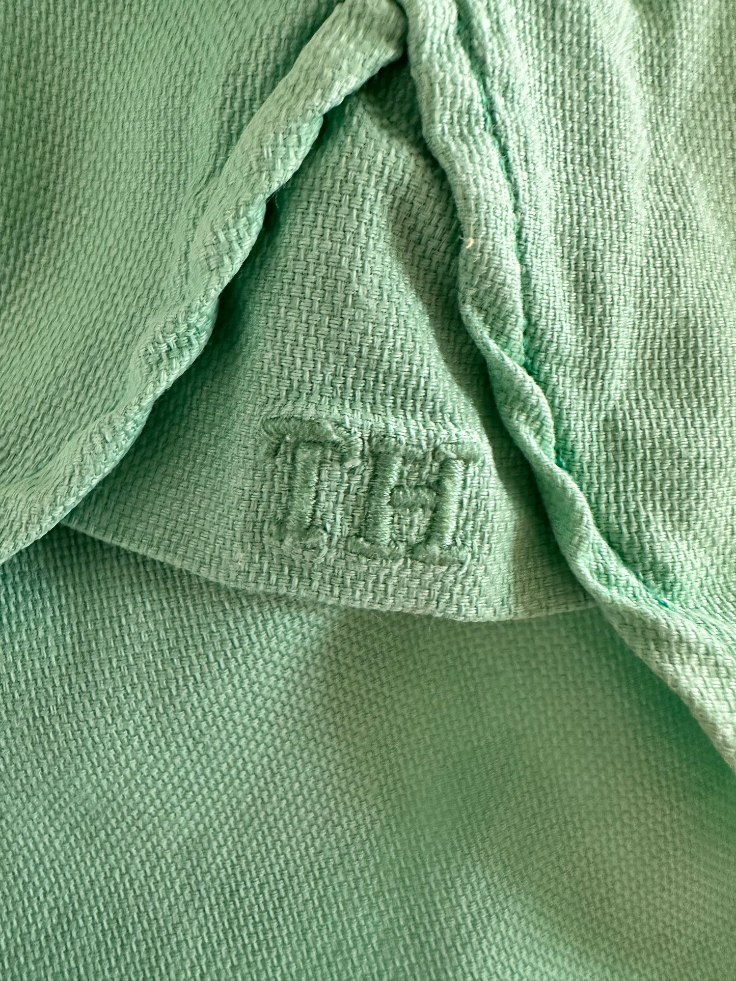 Tommy Hilfiger Men’s Large Green Cotton Shirt