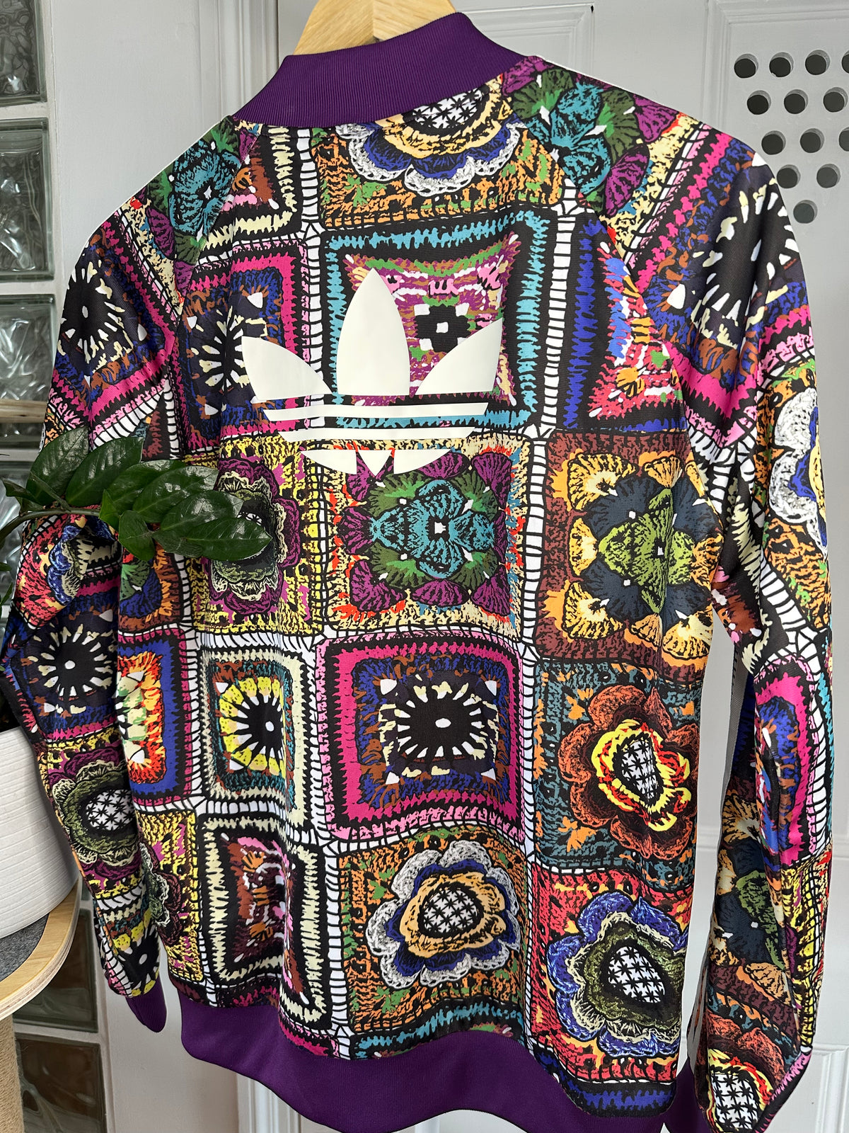 Adidas Originals x Farm Rio Crochet Print Track Jacket – UK 14