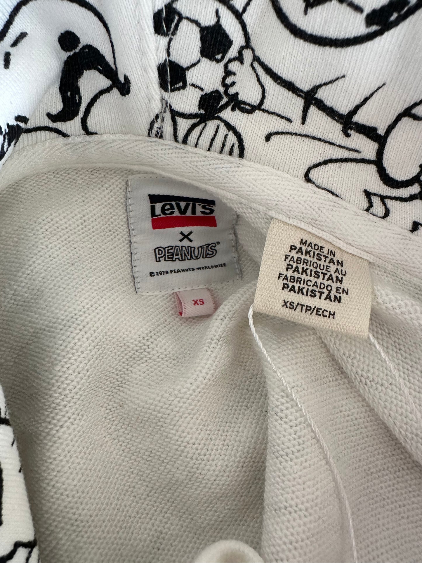 Levi’s x Snoopy Hoodie Women’s XS Loose-fit