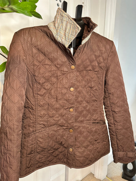 Tommy Hilfiger Quilted Jacket in Women’s Large - Brown