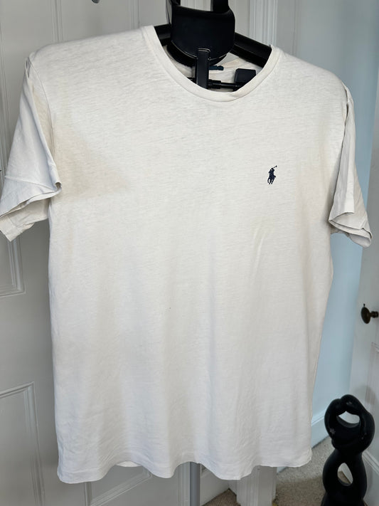 Ralph Lauren Polo T-shirt Size Small White