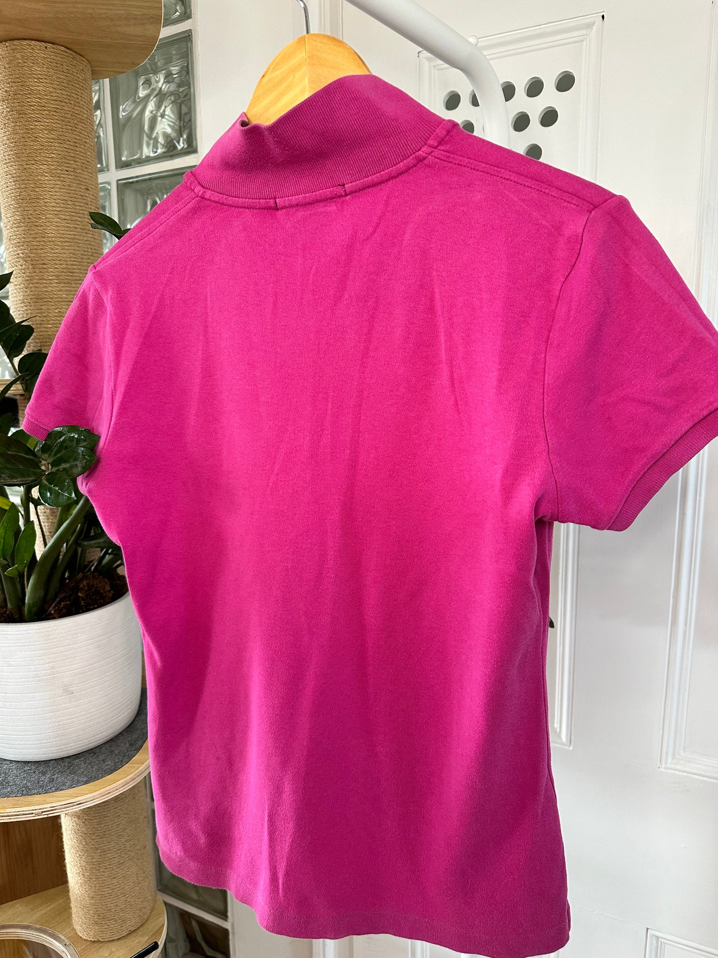 Ralph Lauren Sport Pink Polo Shirt - Women’s Fitted Large
