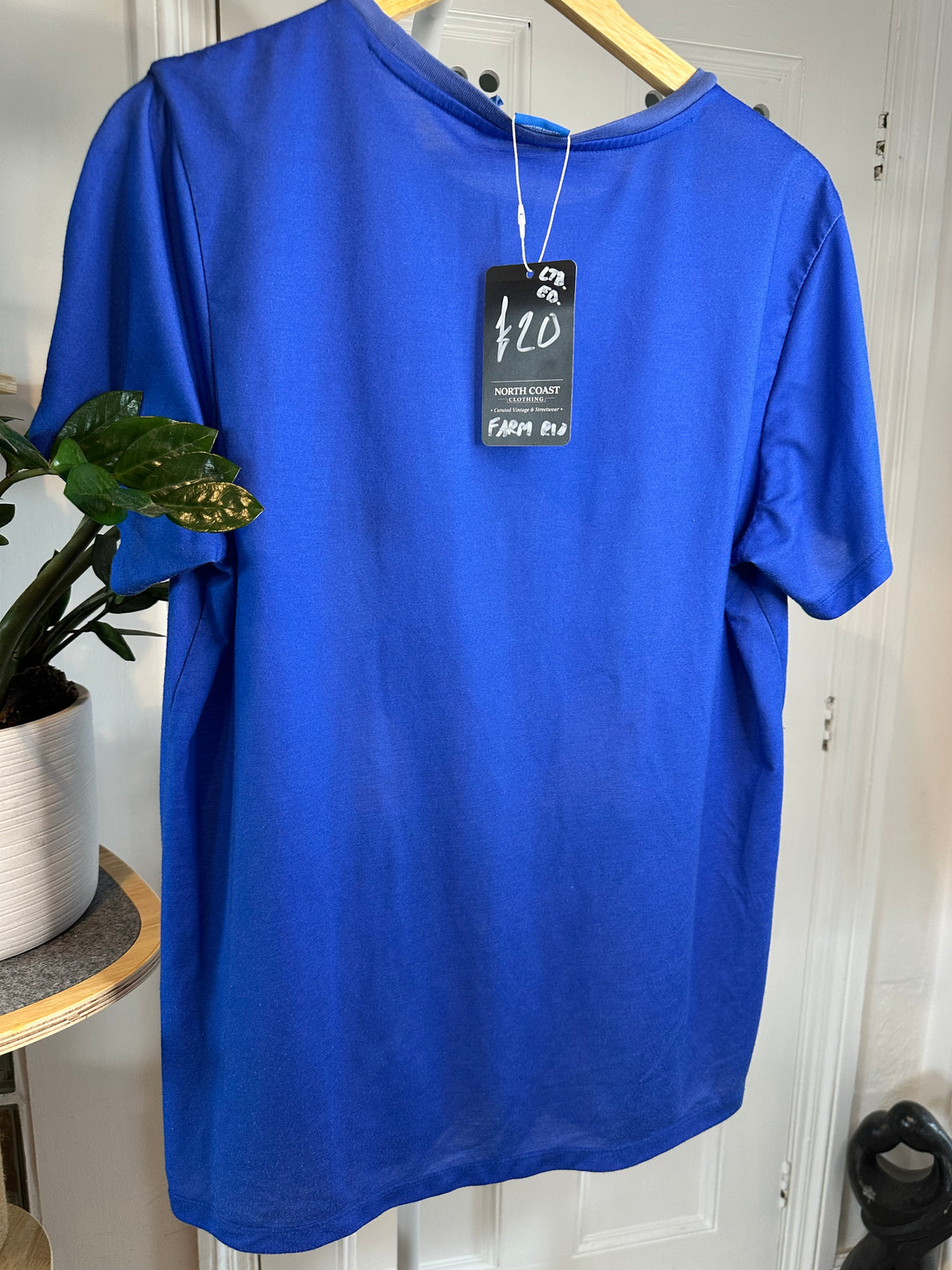 Adidas Originals x FARM Rio Toucan Graphic T-Shirt – Blue – UK 16