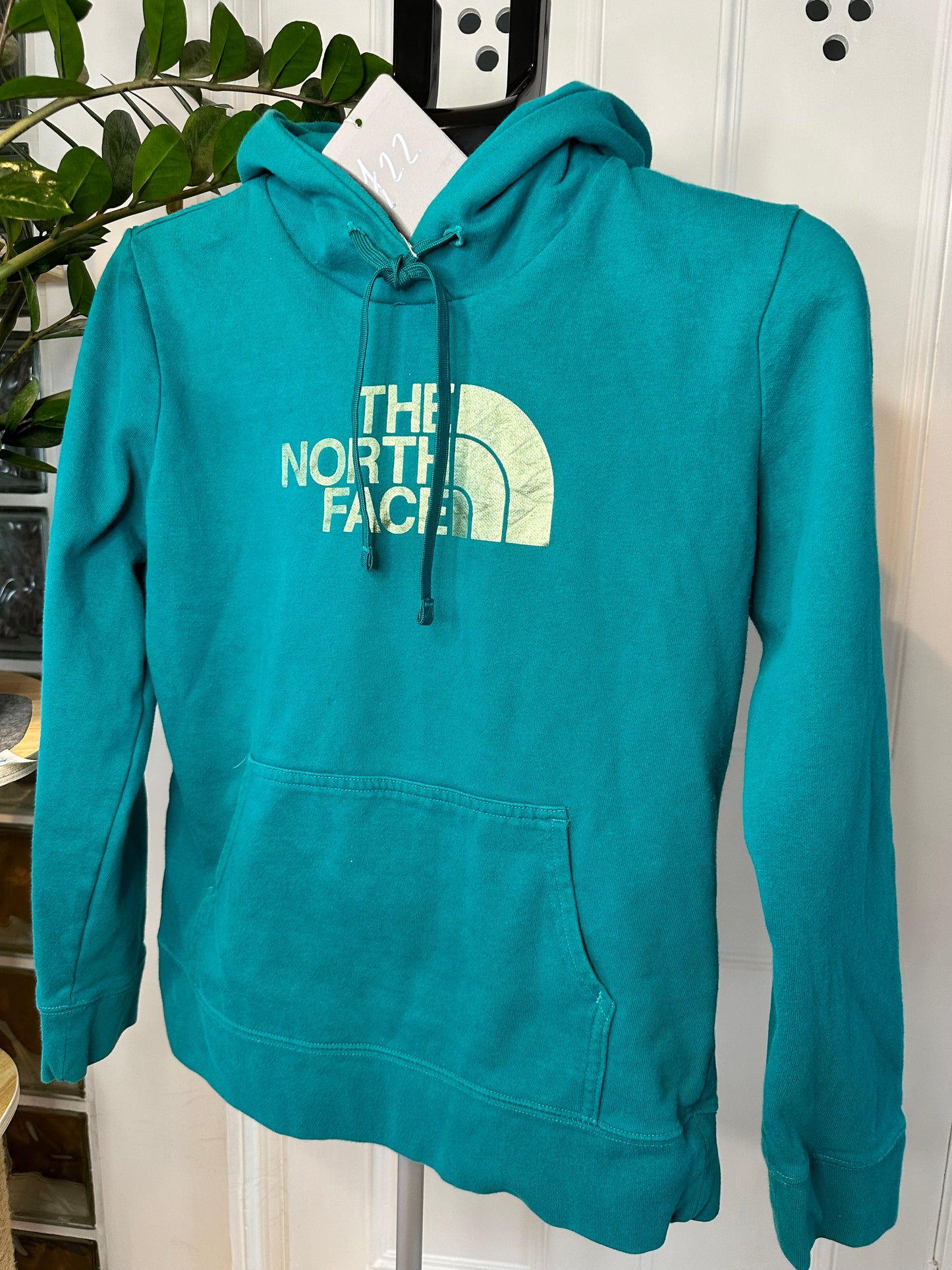 The North Face Hoodie Women’s Medium - Teal/Gold