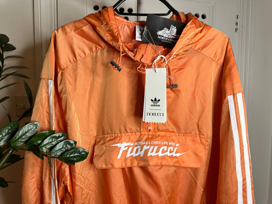 Adidas Originals x Fiorucci Windbreaker – Orange – UK 8 – New With Tags