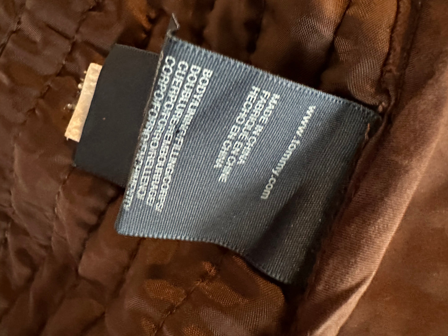 Tommy Hilfiger Quilted Jacket in Women’s Large - Brown