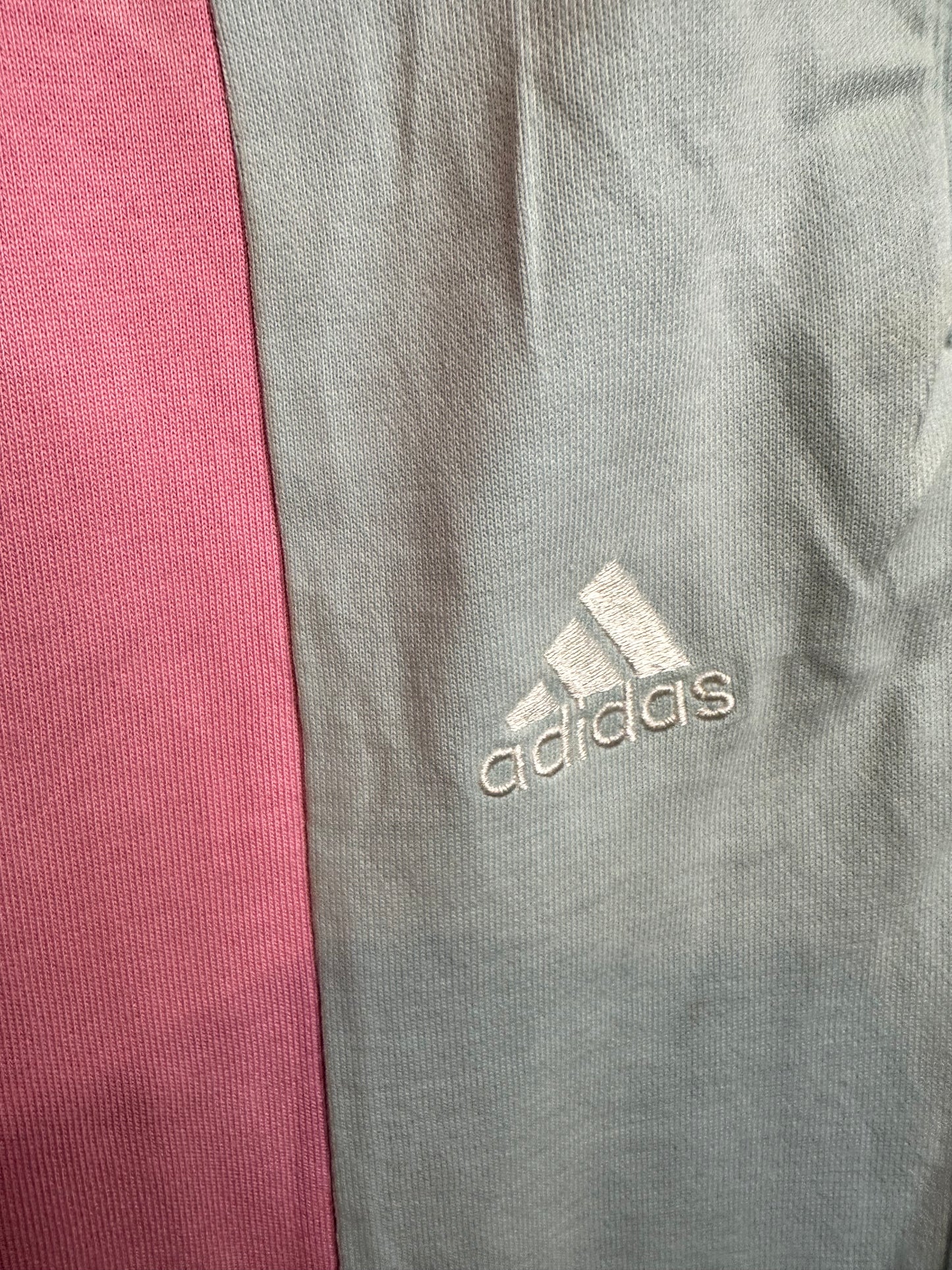 Adidas Bubblegum Joggers / Sweat Pants Pink Blue - Women’s Small
