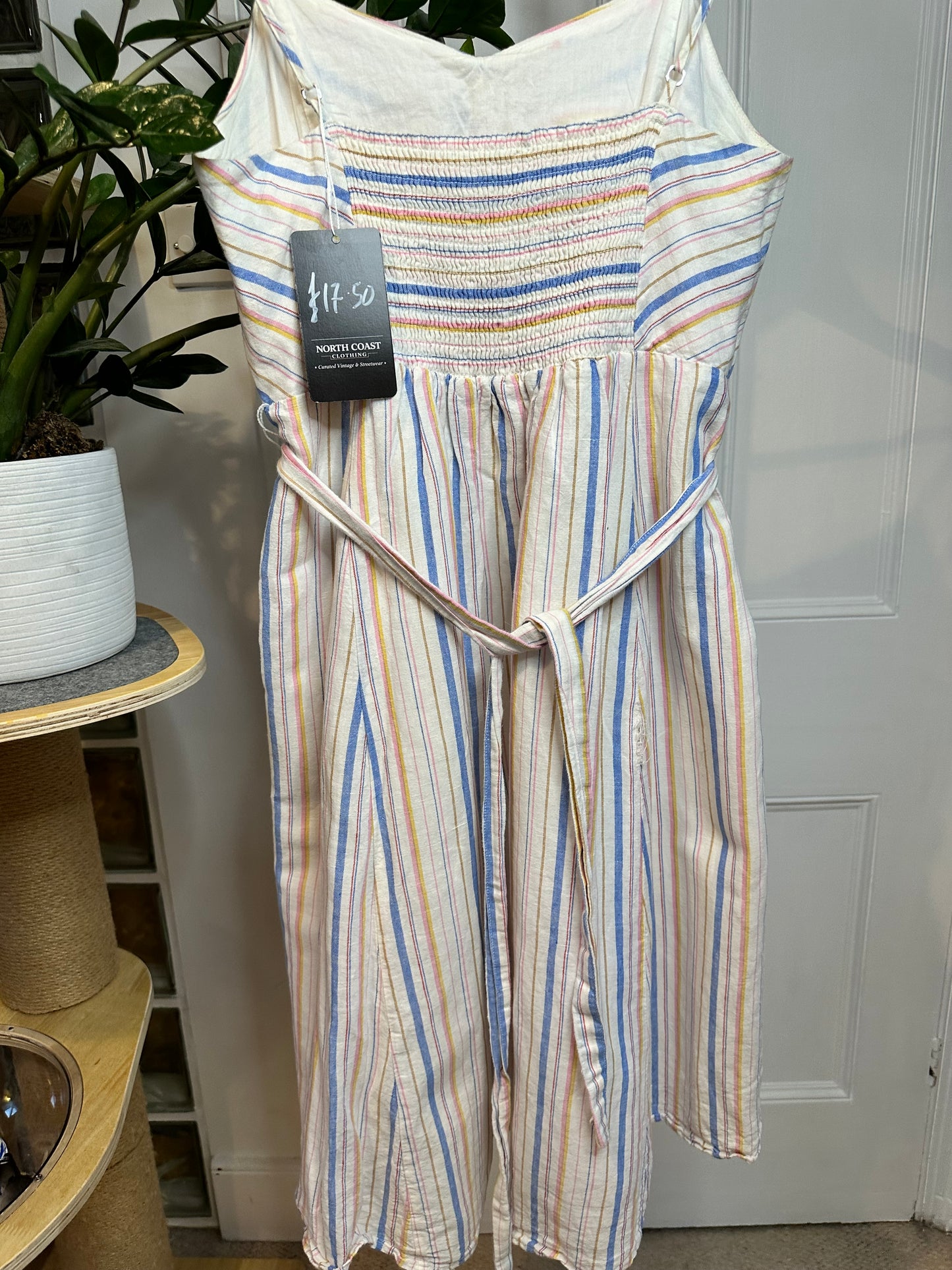 GAP Linen Blend Summer Midi Dress - Size 8