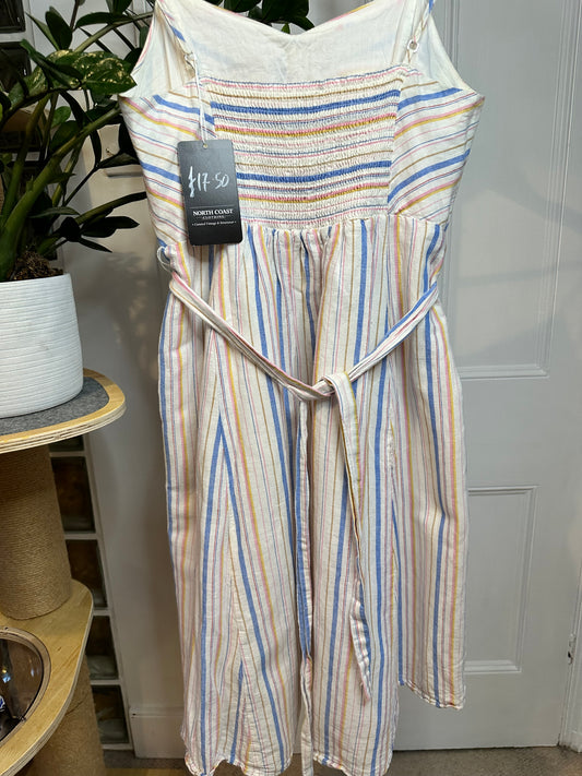 GAP Linen Blend Summer Midi Dress - Size 8